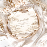 Doodle Whimsical Country Farm Windel-Raffle