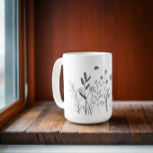 Doodle Wild Pflanze Tasse