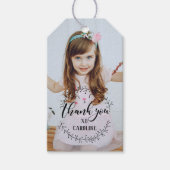 Doodle Wreath Foto Vielen Dank für Ihr Interesse a Geschenkanhänger (Vorderseite)