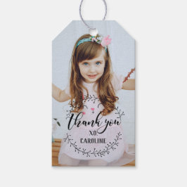 Doodle Wreath Foto Vielen Dank für Ihr Interesse a Geschenkanhänger