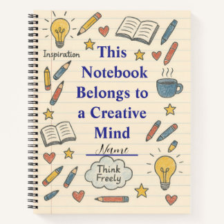 Doodle Your Dreams - Sketch Style Notebook Notizblock