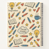 Doodle Your Dreams - Sketch Style Notebook Notizblock (Rückseite)