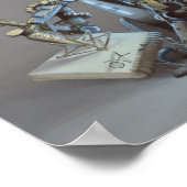 Doodlebot Print Poster (Ecke)