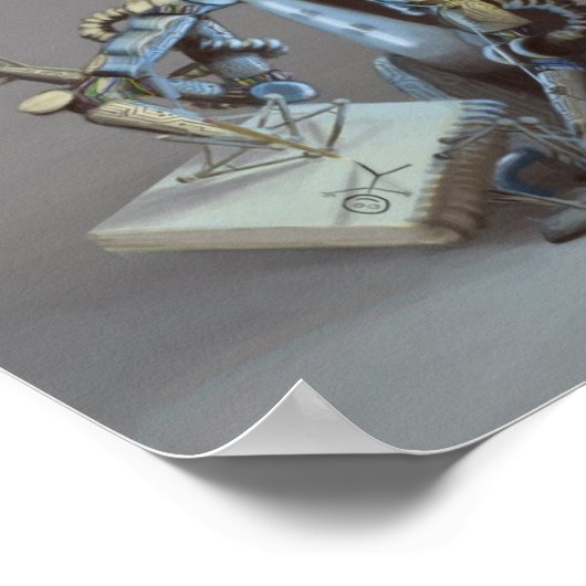 Doodlebot Print Poster (Ecke)