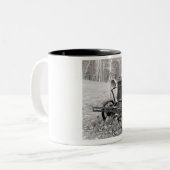 Doodlebug-Tasse Zweifarbige Tasse (Vorderseite Links)