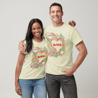 Doodlebugs-Herz-T-Shirt T-Shirt