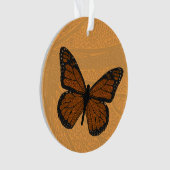 Doodled Monarch Acrylic Ornament (Vorderseite)