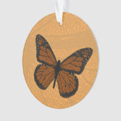 Doodled Monarch Acrylic Ornament (Vorderseite)