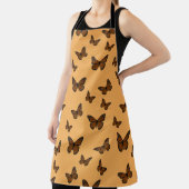 Doodled Monarch All-over-Print-Schürze Schürze (InSitu)