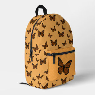Doodled Monarch Bedruckter Rucksack