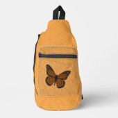 Doodled Monarch Crossbody Bag (Vorderseite)