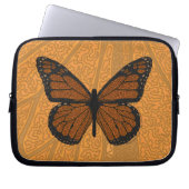 Doodled Monarch Laptop Case (Vorderseite)