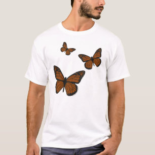 Doodled Monarch Men's Light Shirt