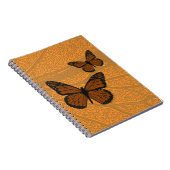 Doodled Monarch Notebook Notizblock (Rechte Seite)