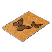Doodled Monarch Notebook Notizblock (Linke Seite)