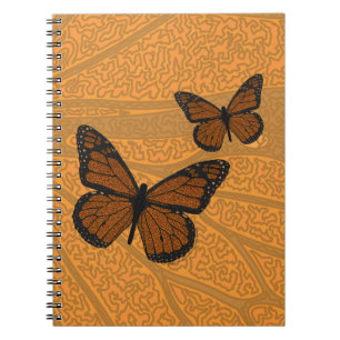 Doodled Monarch Notebook Notizblock