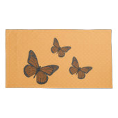 Doodled Monarch Pillowcase Kissenbezug (Rückseite)