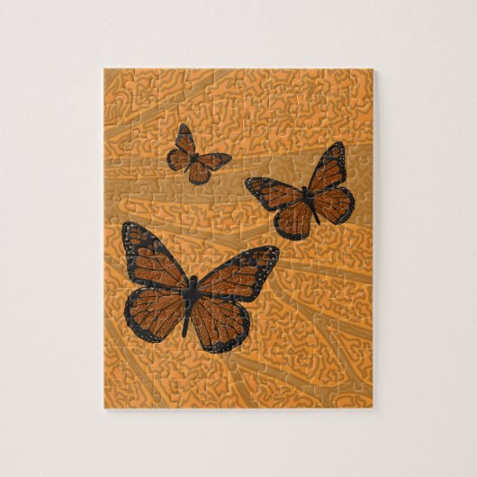 Doodled Monarch Puzzle (Vertikal)