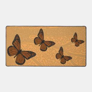 Doodled Monarch Schreibtischunterlage