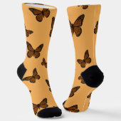 Doodled Monarch Socken (Gewinkelt)