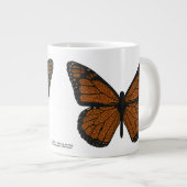 Doodled Monarch Specialty Tasse (Vorderseite Rechts)