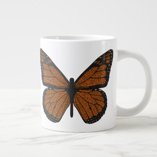 Doodled Monarch Specialty Tasse (Rechts)