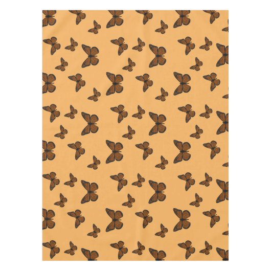 Doodled Monarch Tableclout Tischdecke (Vorderseite)