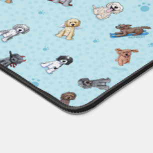 DoodleMoji Art Desk Mat Schreibtischunterlage