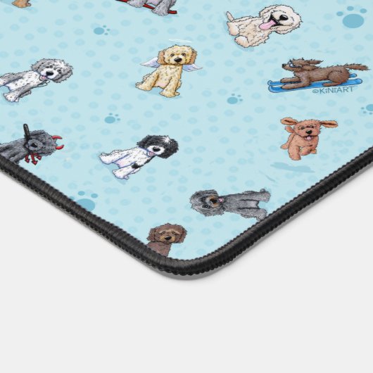 DoodleMoji Art Desk Mat Schreibtischunterlage (Ecke)