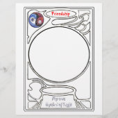 Doodlen auf dem Symbol der Freundschaft Flyer (Vorne)