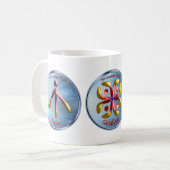 Doodlen auf dem Symbol des Zwecks Kaffeetasse (Vorderseite Links)