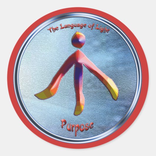 Doodlen auf dem Symbol des Zwecks Runder Aufkleber (Vorderseite)