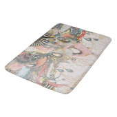 Doodlen auf der Lichtsprache Badematte (Schrägansicht)