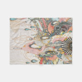 Doodlen auf der Lichtsprache Fleecedecke (Vorderseite (Horizontal))