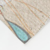 Doodlen auf der Lichtsprache Fleecedecke (Ecke)