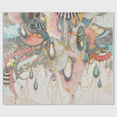 Doodlen auf der Lichtsprache Geschenkpapier (Flach)