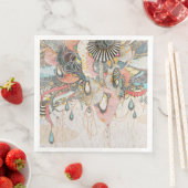 Doodlen auf der Lichtsprache Serviette (Beispiel)