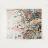 Doodlen auf der Lichtsprache Wandteppich (Vorderseite (Horizontal))