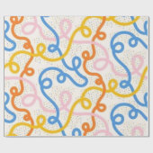 Doodlen Geschenkpapier (Flach)