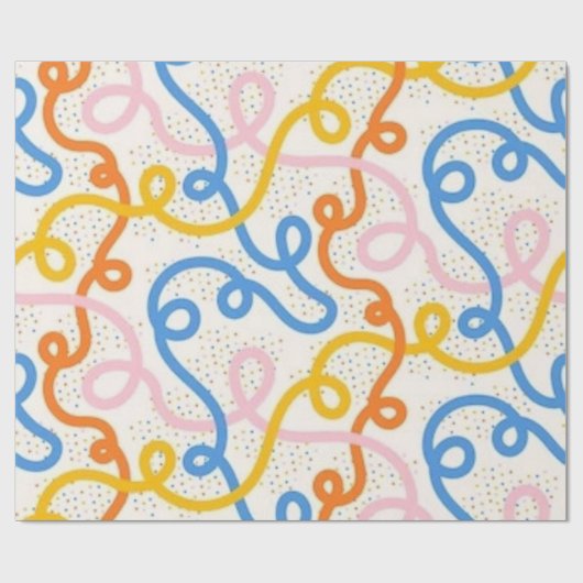 Doodlen Geschenkpapier (Flach)