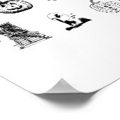 Doodlen ist gut für Ihr Gehirn Poster (Ecke)