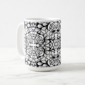 Doodlerosen Kaffeetasse (Vorderseite Links)