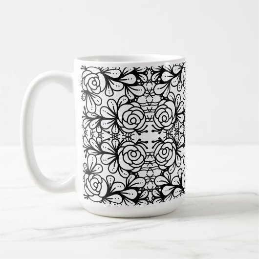 Doodlerosen Kaffeetasse (Links)