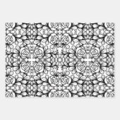 Doodleroses Geschenkpapier Set (Vorderseite 3)