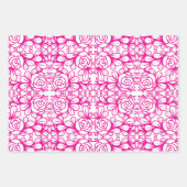 Doodleroses Geschenkpapier Set (Vorderseite)