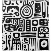 Doodles 1 von 4 duschvorhang (Vorderseite)