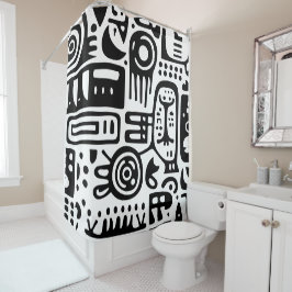 Doodles 2 von 4 duschvorhang