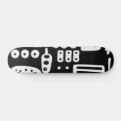 Doodles Abstrakt Moderne Formen Skateboard (Horizontal)