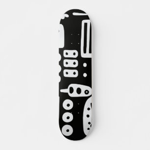 Doodles Abstrakt Moderne Formen Skateboard