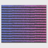 Doodles auf Lila & rosa Geschenkpapier (Flach)